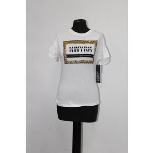 Carbon Copy. Women's New York City Graphic T-Shirt White Size Small New FA